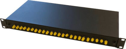 Switchcom Distribution 24-Way ST Populated Fibre Patch Panel | F-PP-ST-C