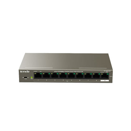 Tenda 9 Port with 8 Port PoE 58W Desktop Switch | TEF1109P-8-63W